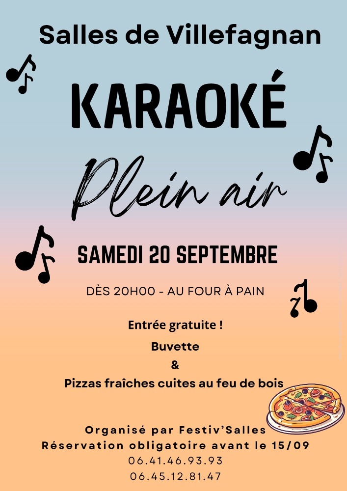 Karaoké en plein air_Salles-de-Villefagnan