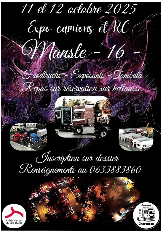 Exposition camions et radio commandés_Mansle-les-Fontaines