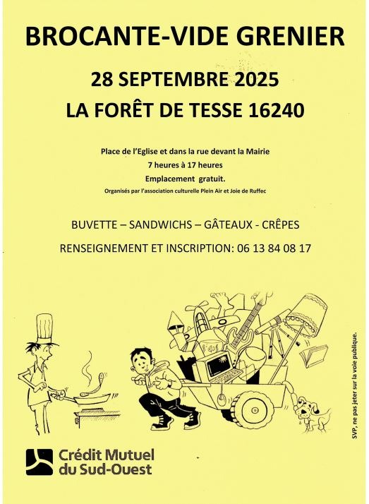 Brocante vide grenier_La Forêt-de-Tessé