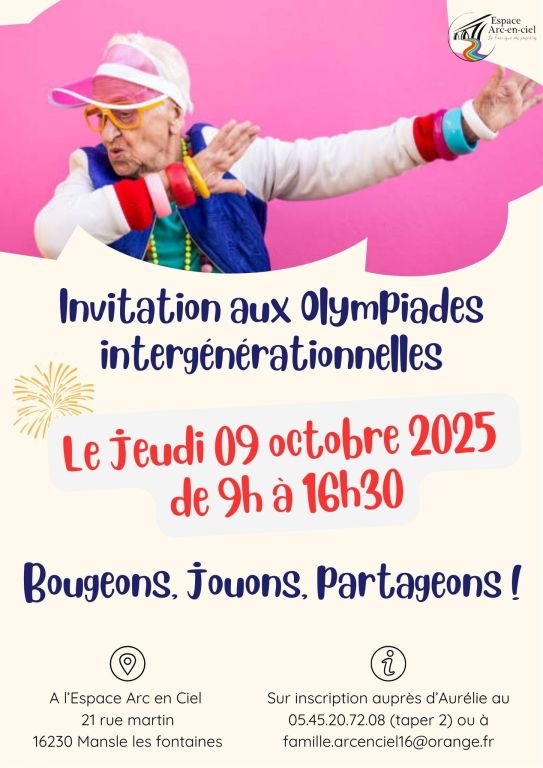 Invitation aux olympiades intergénérationnelles_Mansle-les-Fontaines
