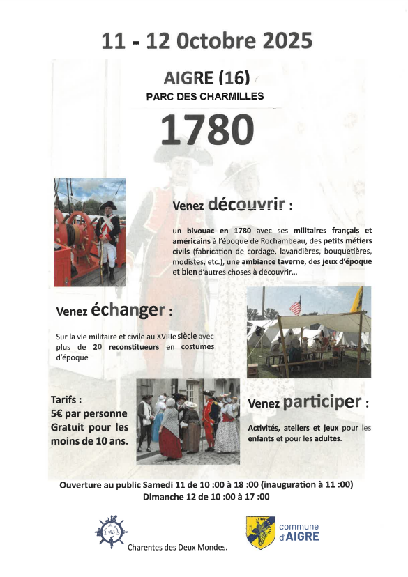 Venez découvrir l'année 1780_Aigre