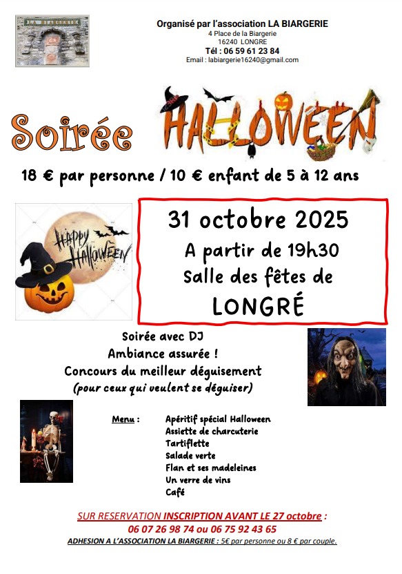 Soirée Halloween