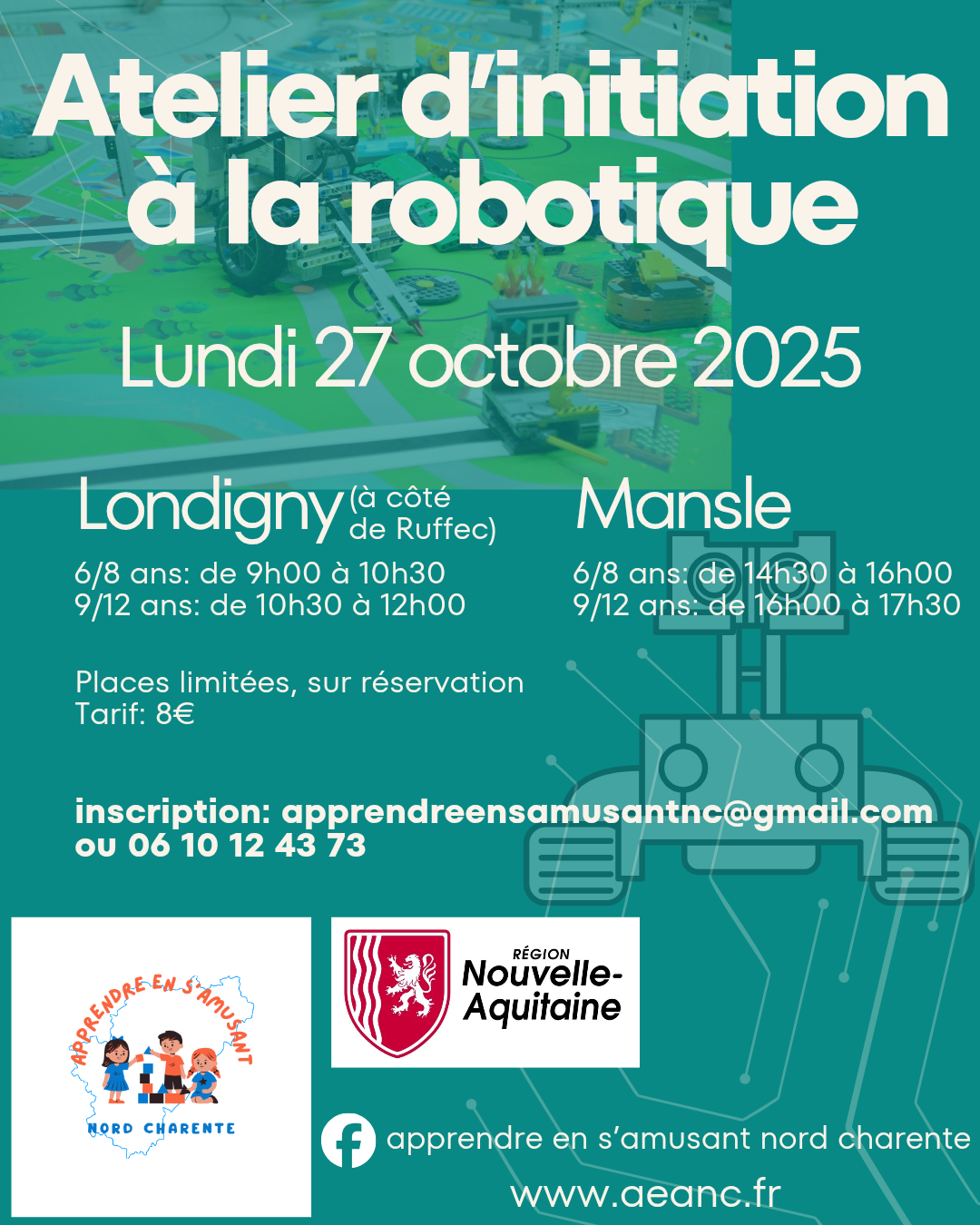 Atelier d'initiation à la robotique