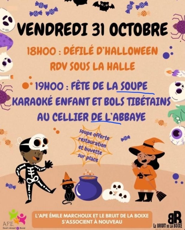 Halloween à St Amant de Boixe
