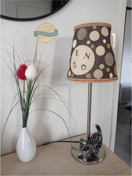 Exposition abat jour et objets déco en SABLE