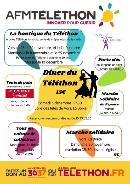 la boutique du Téléthon_La Boixe