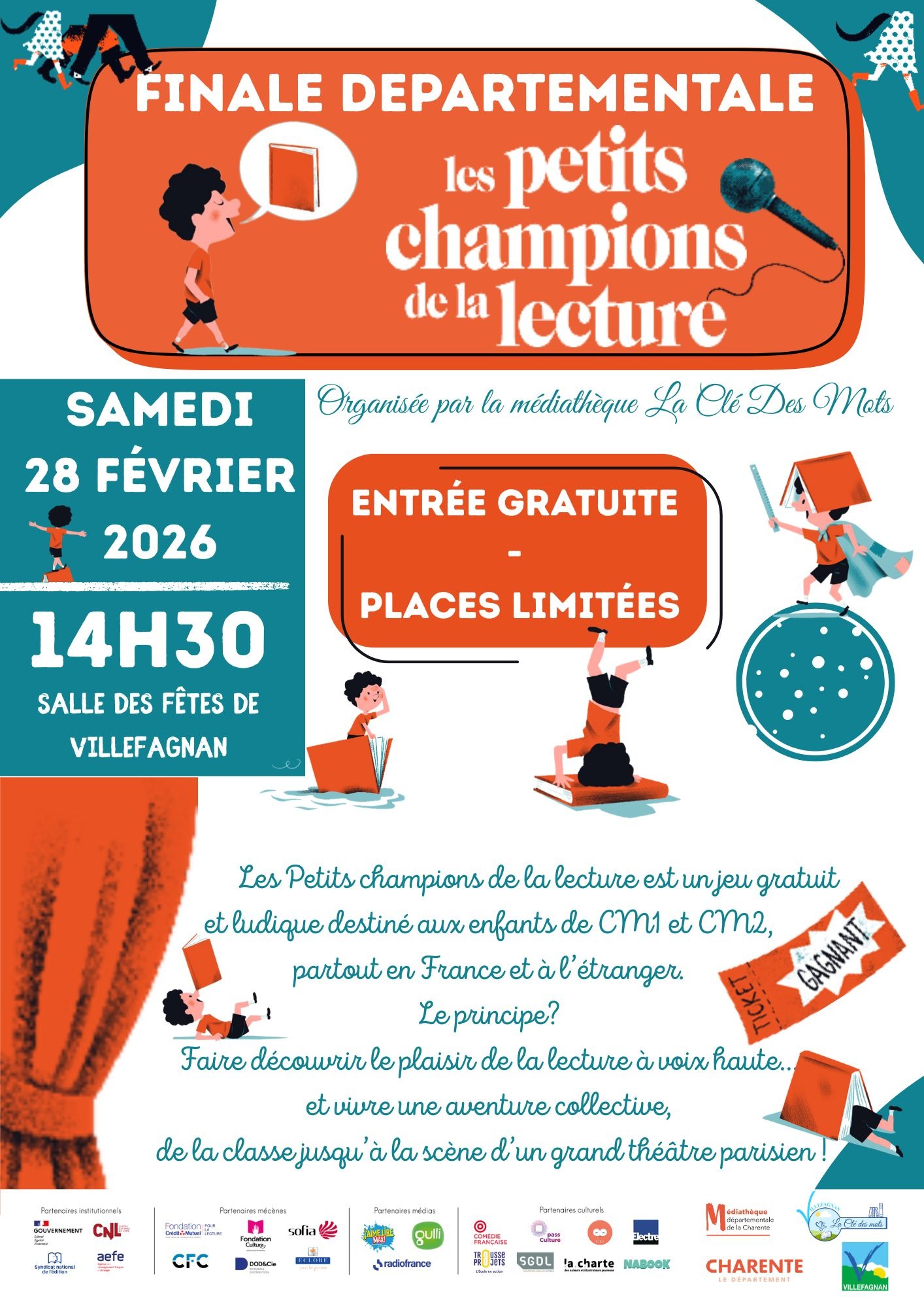 Finale départemental des petits champions de la lecture_Villefagnan