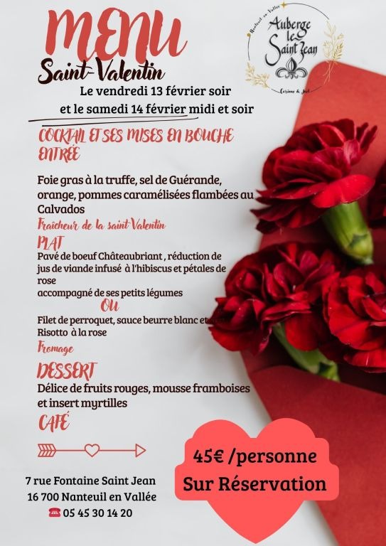 Menu de la St Valentin_Nanteuil-en-Vallée