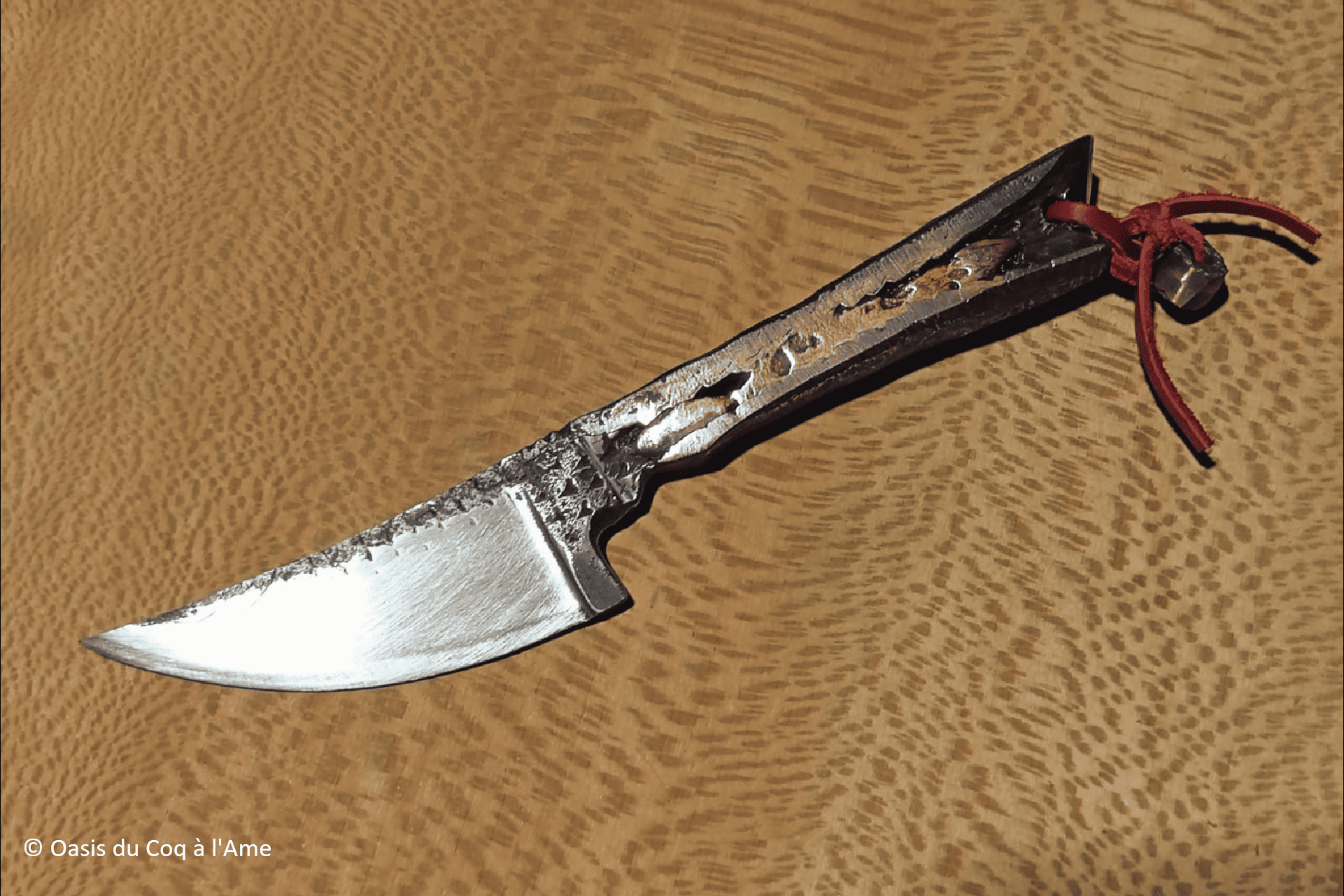 Stage de forge : couteau brut de forge_Cellettes