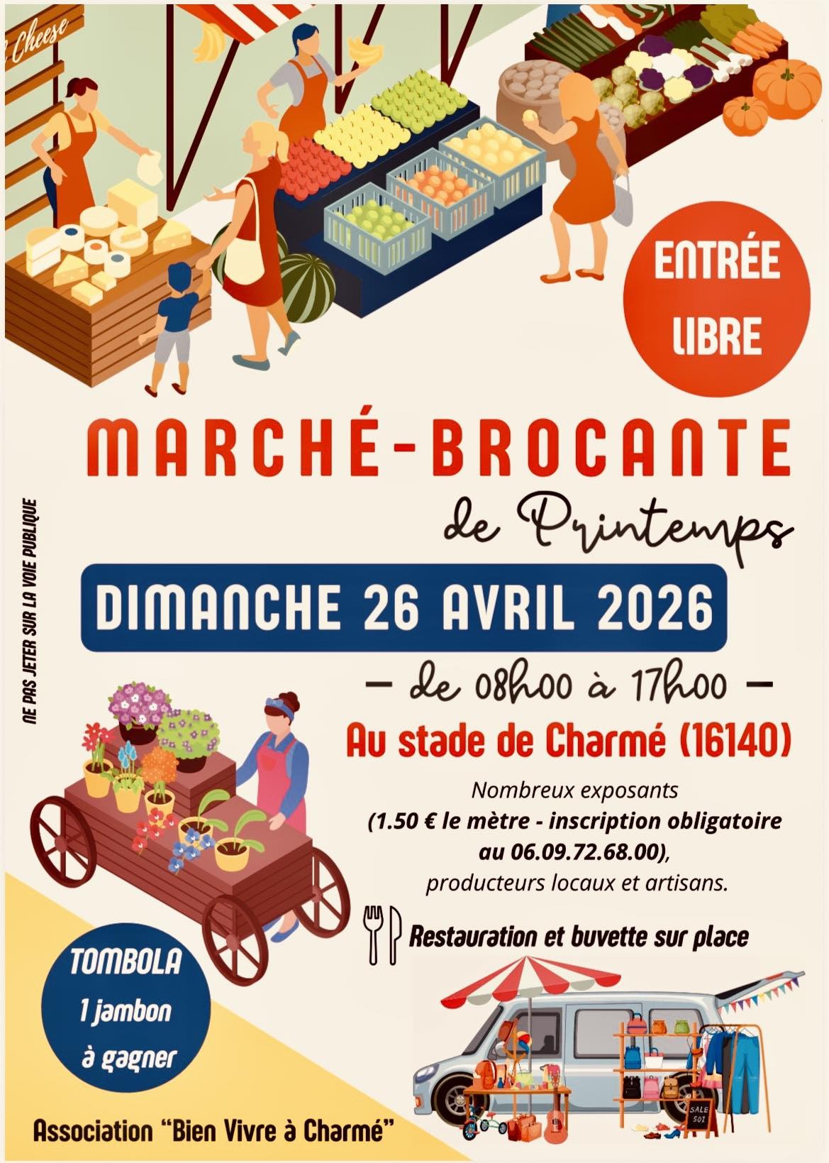 Marché - brocante de Printemps_Charmé
