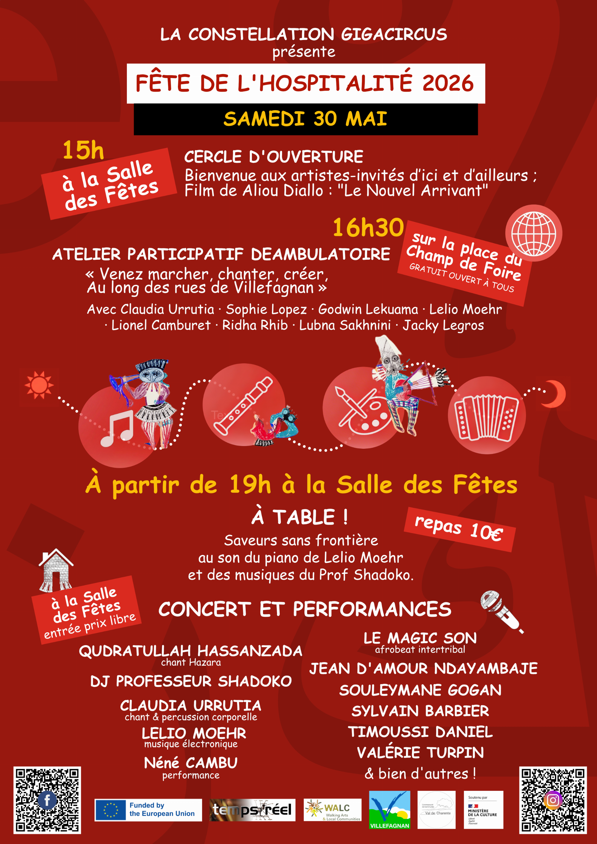 Affiche de la fête de l'Hospitalité