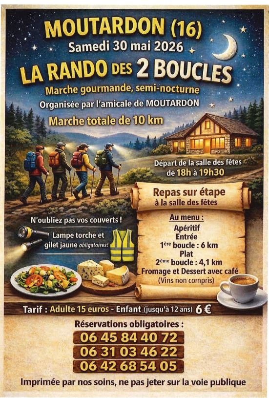 Marche gourmande semi-nocturne_Nanteuil-en-Vallée