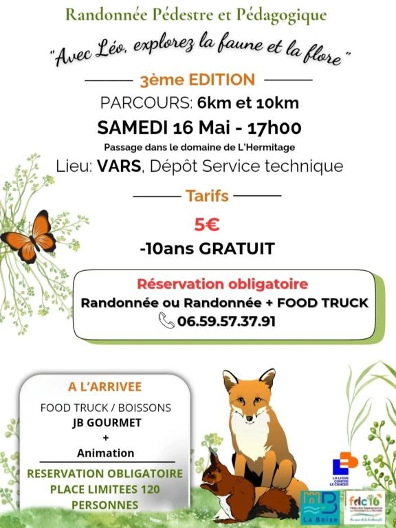 3ème édition randonnée pédestre et pédagogique_La Boixe