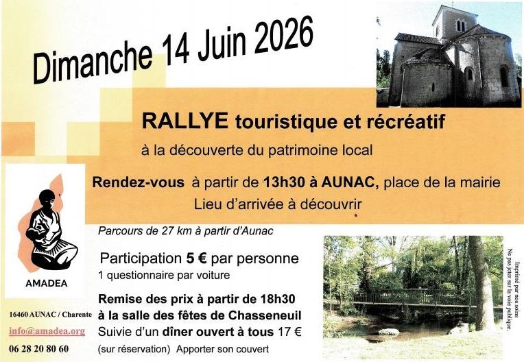 Rallye touristique et récréatif_Aunac-sur-Charente