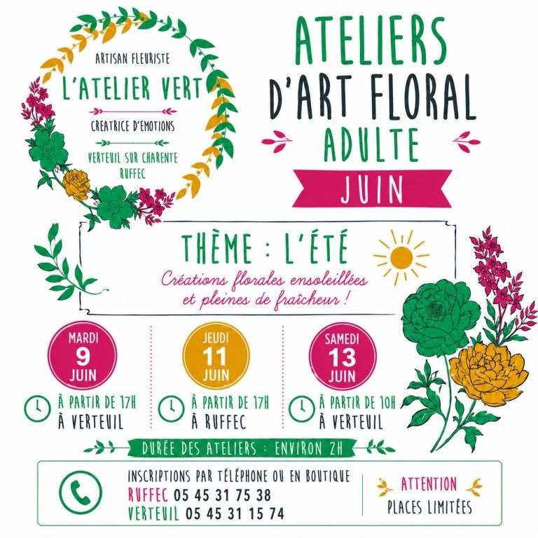 Atelier floral adultes 