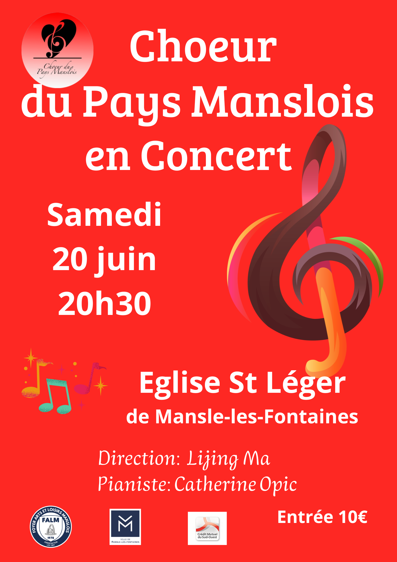 Concert Choeur du Pays Manslois_Mansle-les-Fontaines