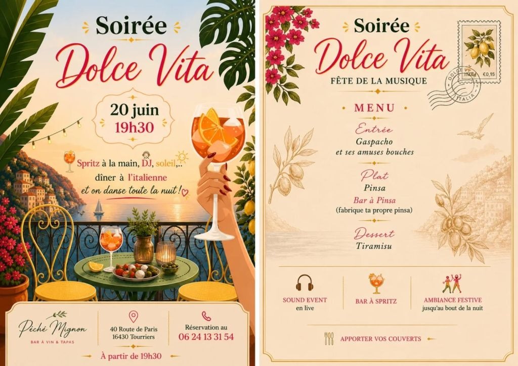 Soirée Dolce Vita_Tourriers