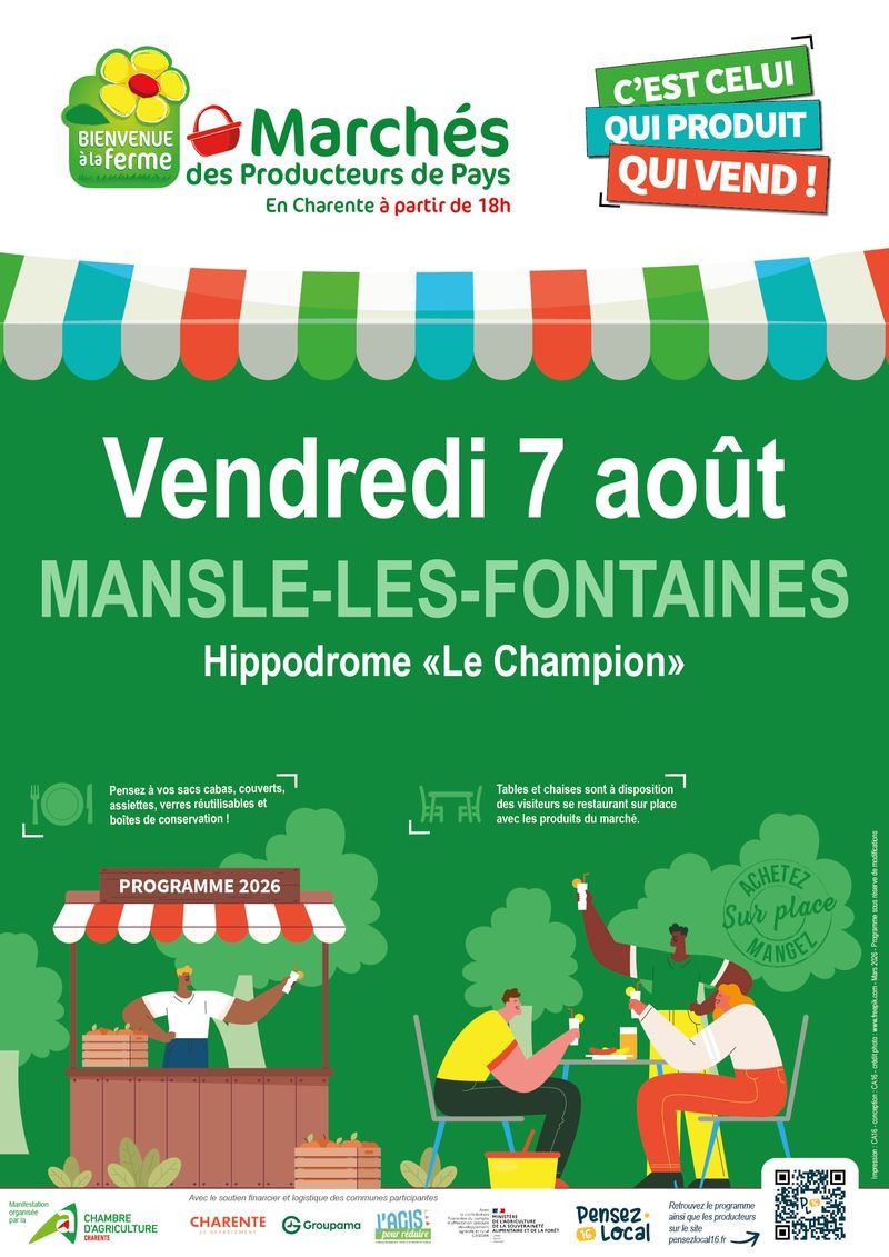 Marché de Producteurs de Pays_Mansle-les-Fontaines