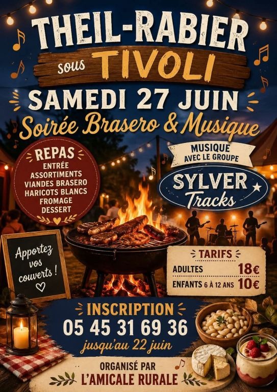 Soirée brasero et musique_Theil-Rabier