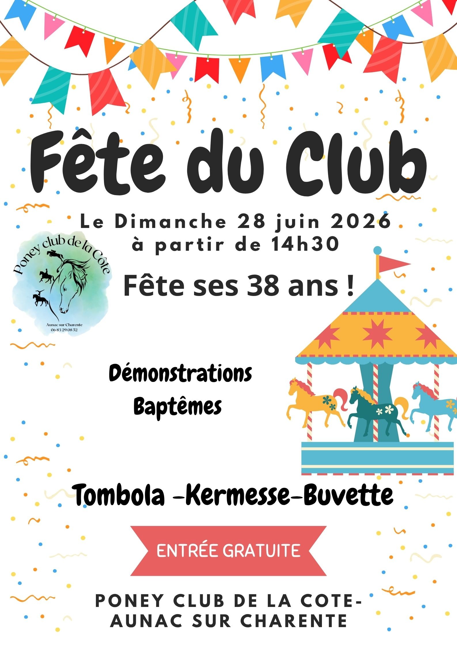 Fête du club d'équitation_Aunac-sur-Charente