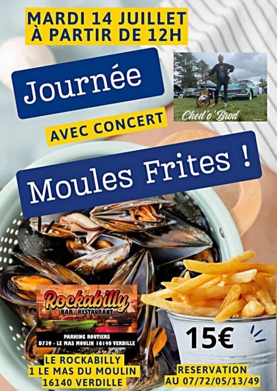 Repas moules frites_Verdille