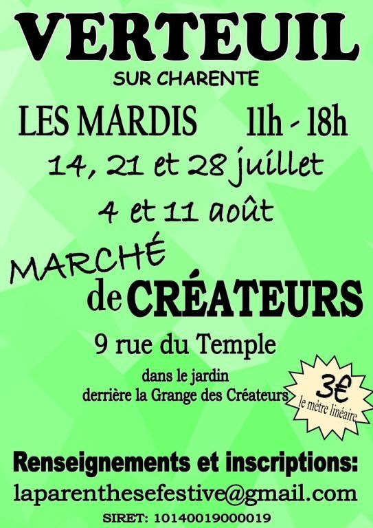 Marché des créateurs_Verteuil-sur-Charente
