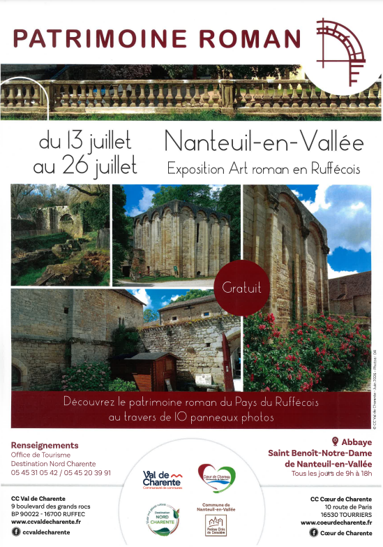 Exposition art roman_Nanteuil-en-Vallée