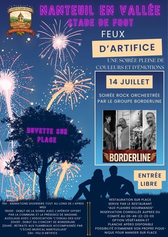 Fête Nationale à Nanteuil_Nanteuil-en-Vallée