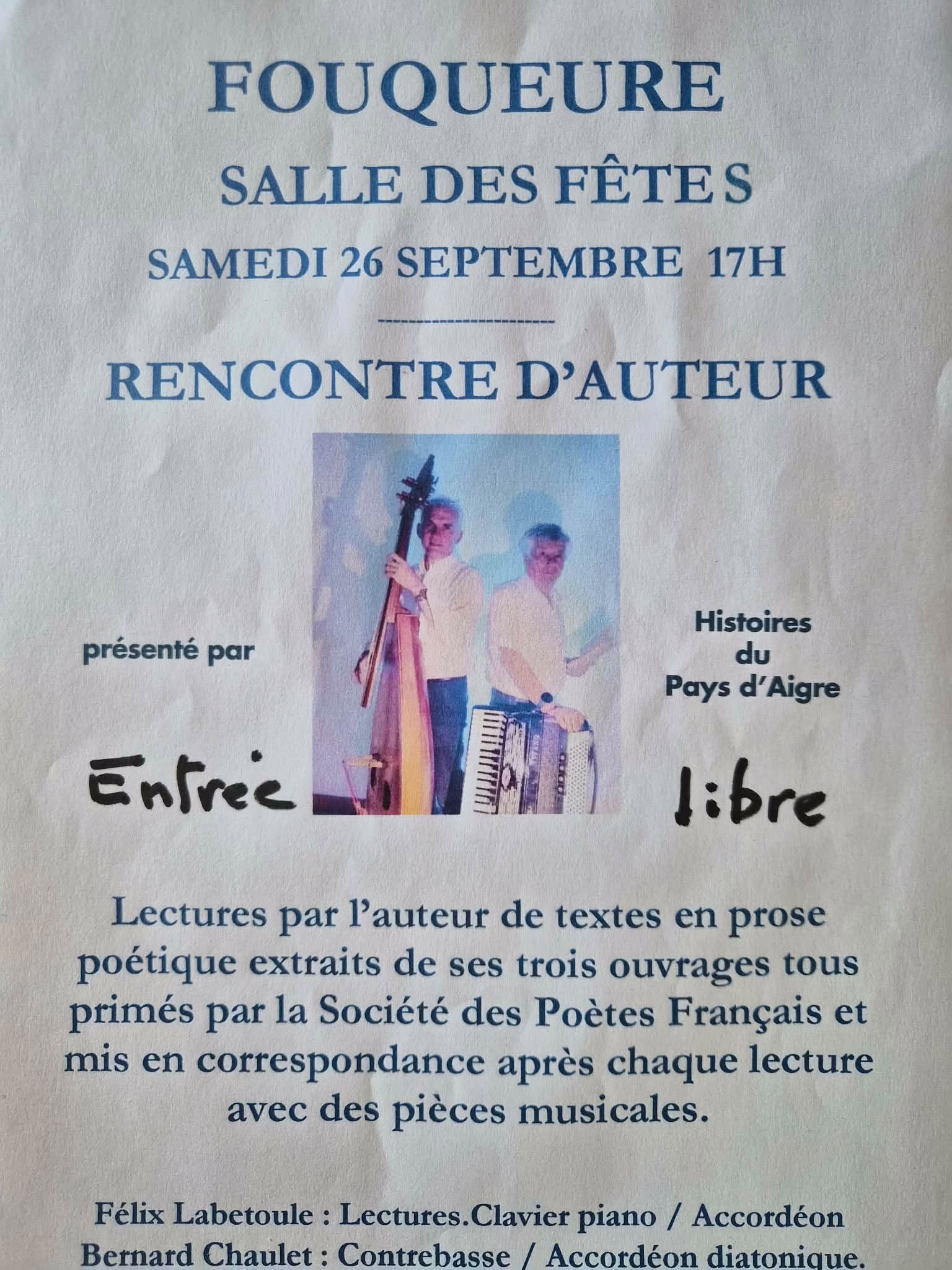 Rencontre d'auteur_Fouqueure