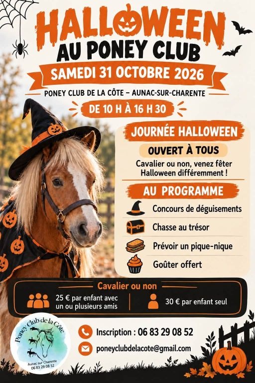 Halloween au poney Club_Aunac-sur-Charente