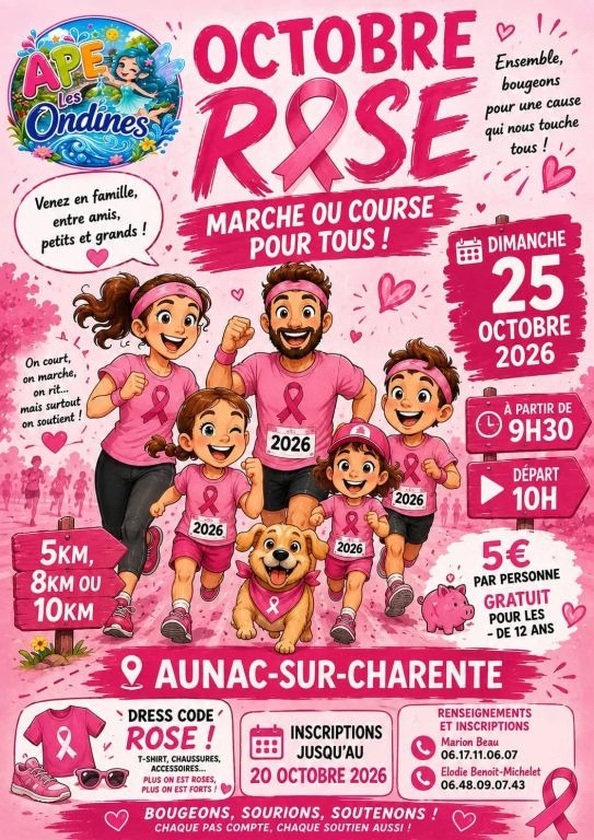 Marche ou course pour tous !_Aunac-sur-Charente