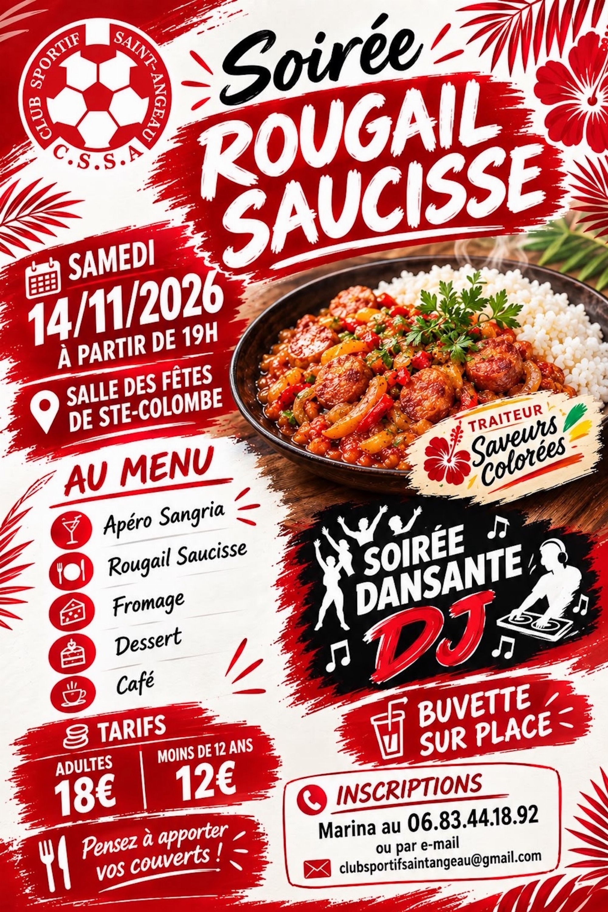 Soirée Rougail Saucisse CSSA