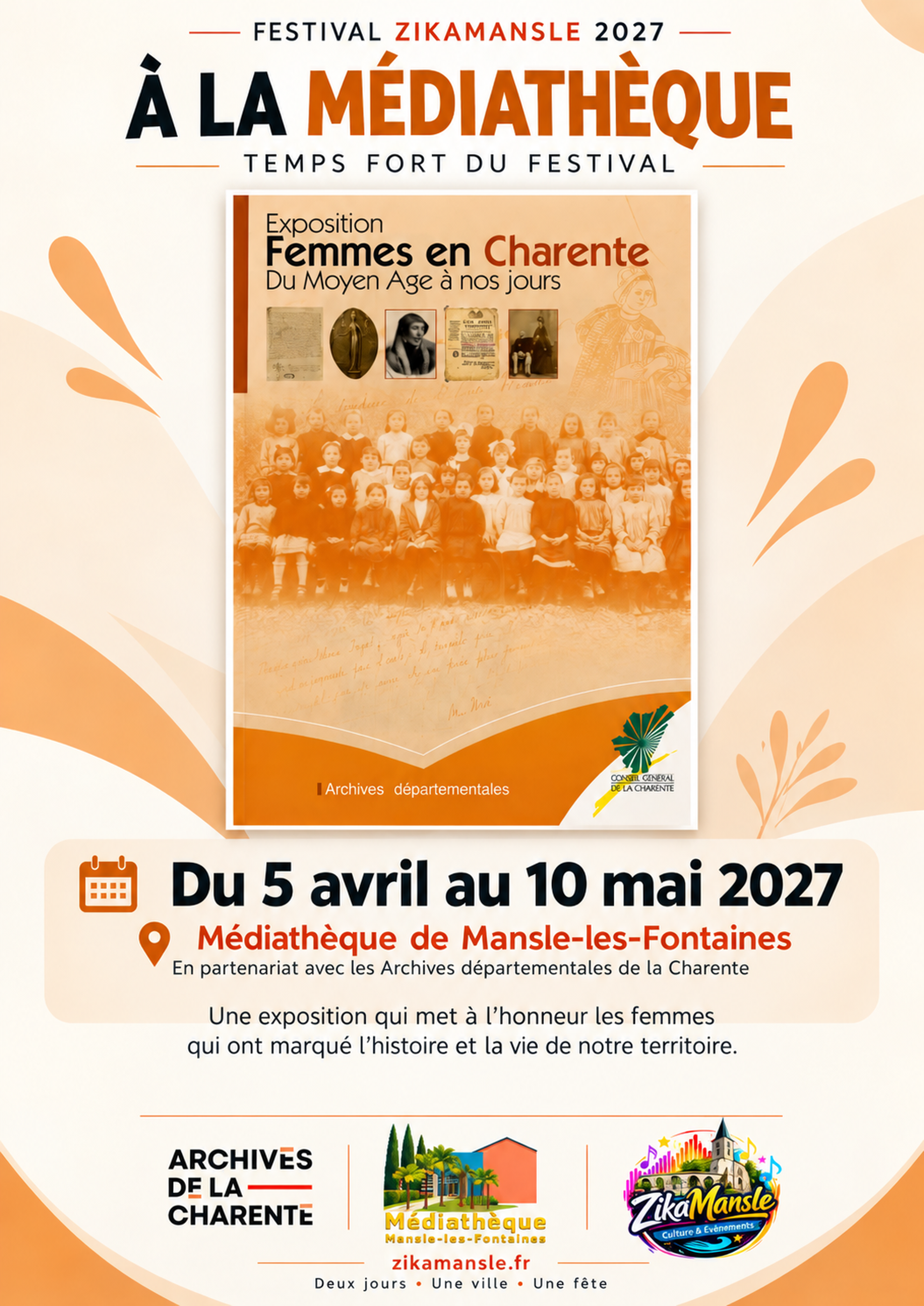 Affiche Exposition Médiathèque