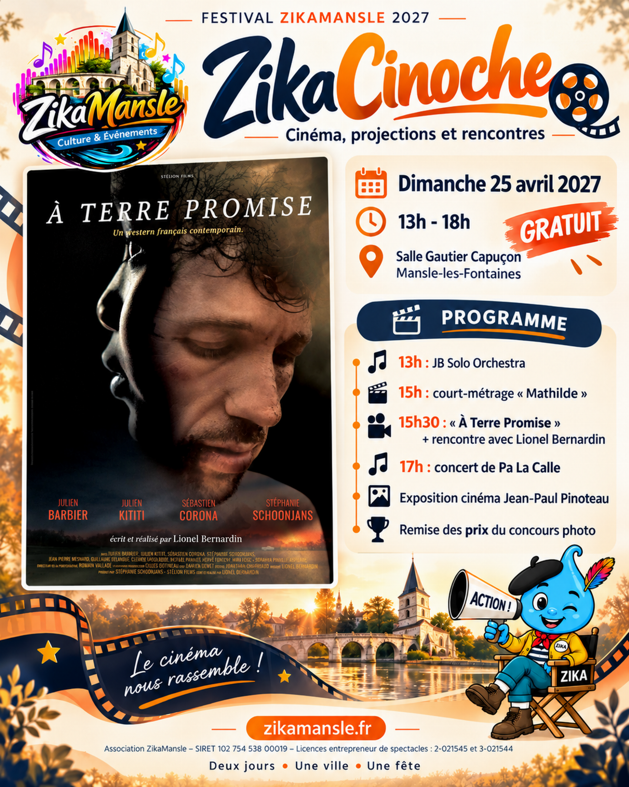 Affiche ZikaCinoche