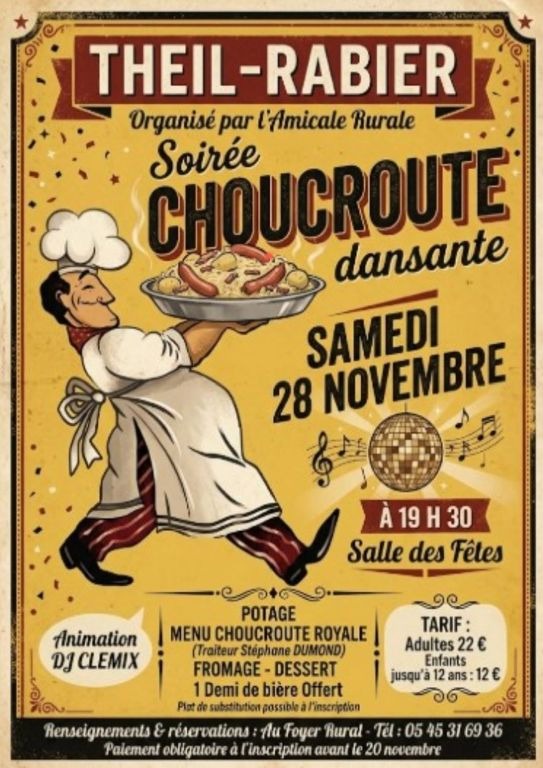Soirée choucroute_Theil-Rabier