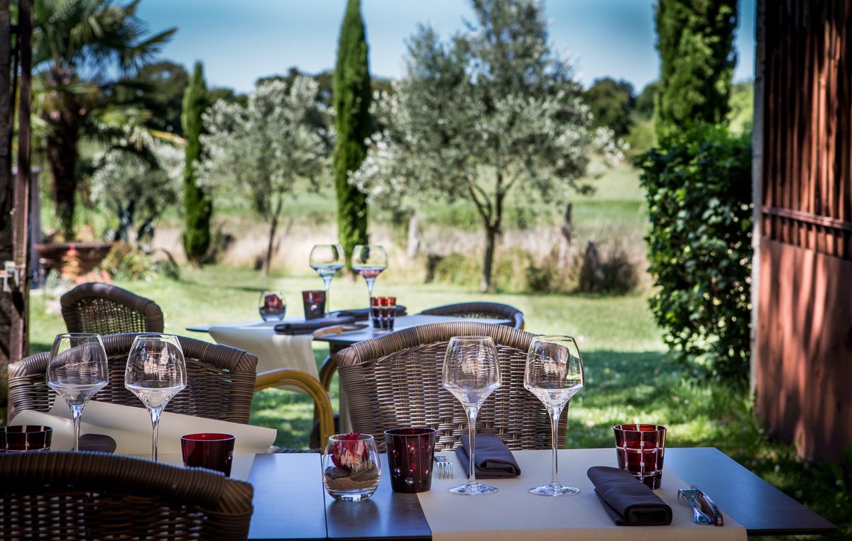 Terrasse restaurant Le Compostelle