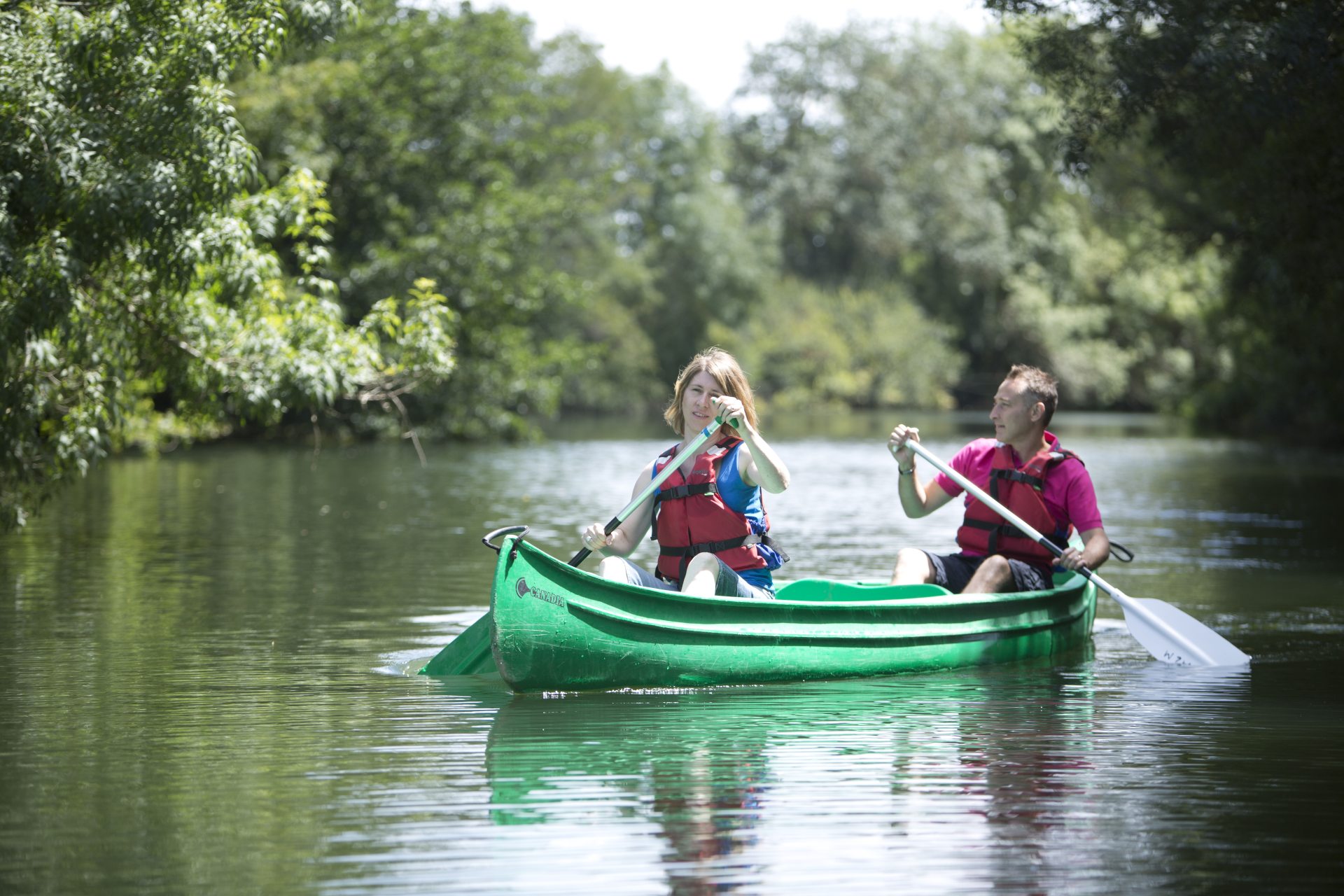 Balade en canoë sur le fleuve Charente