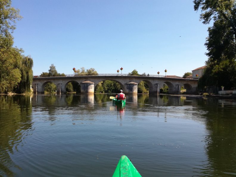 Traversée de la Charente en Canoë