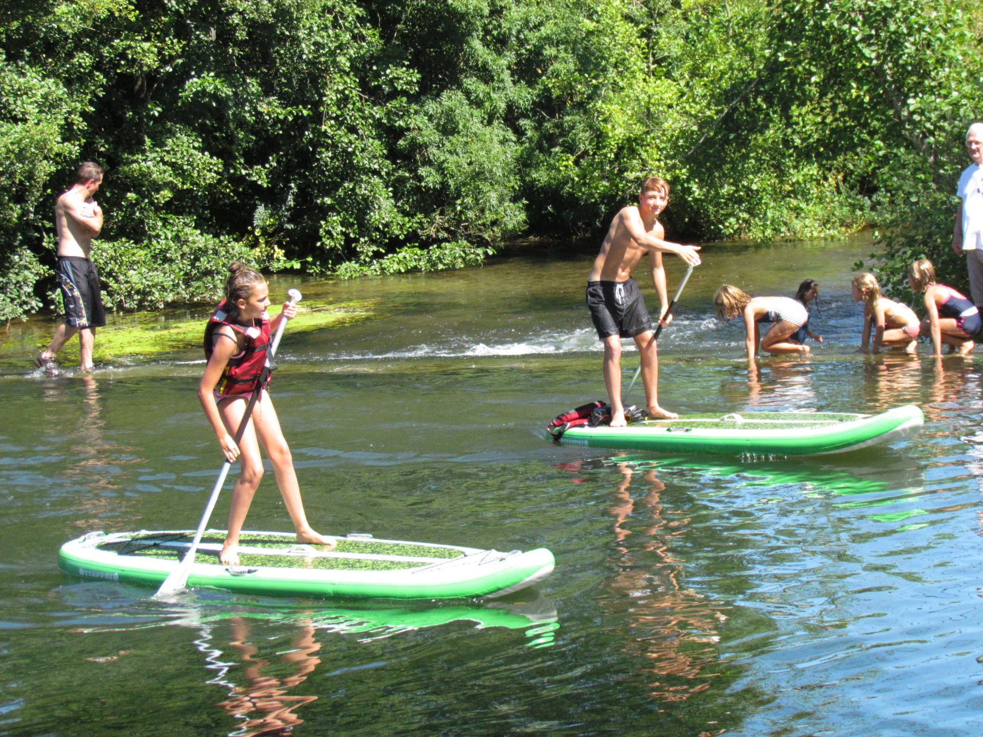 Paddle en famille sur la Charente