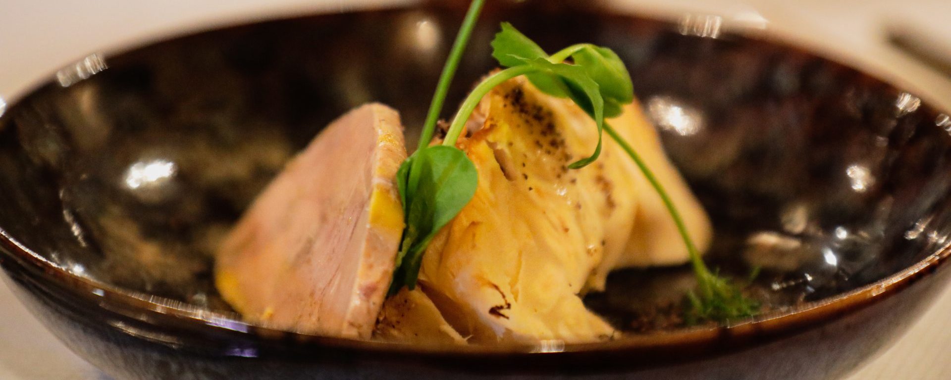 Foie gras au restaurant le Compostelle de Tusson
