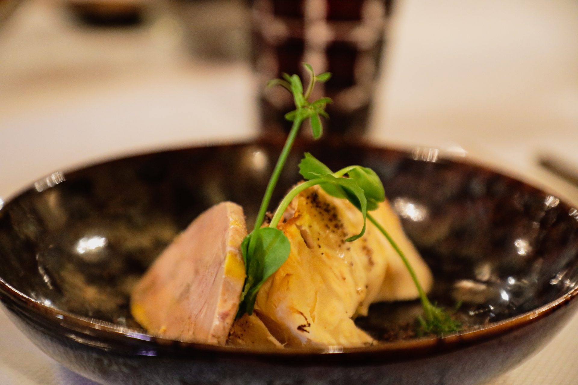 Foie gras au restaurant le Compostelle de Tusson