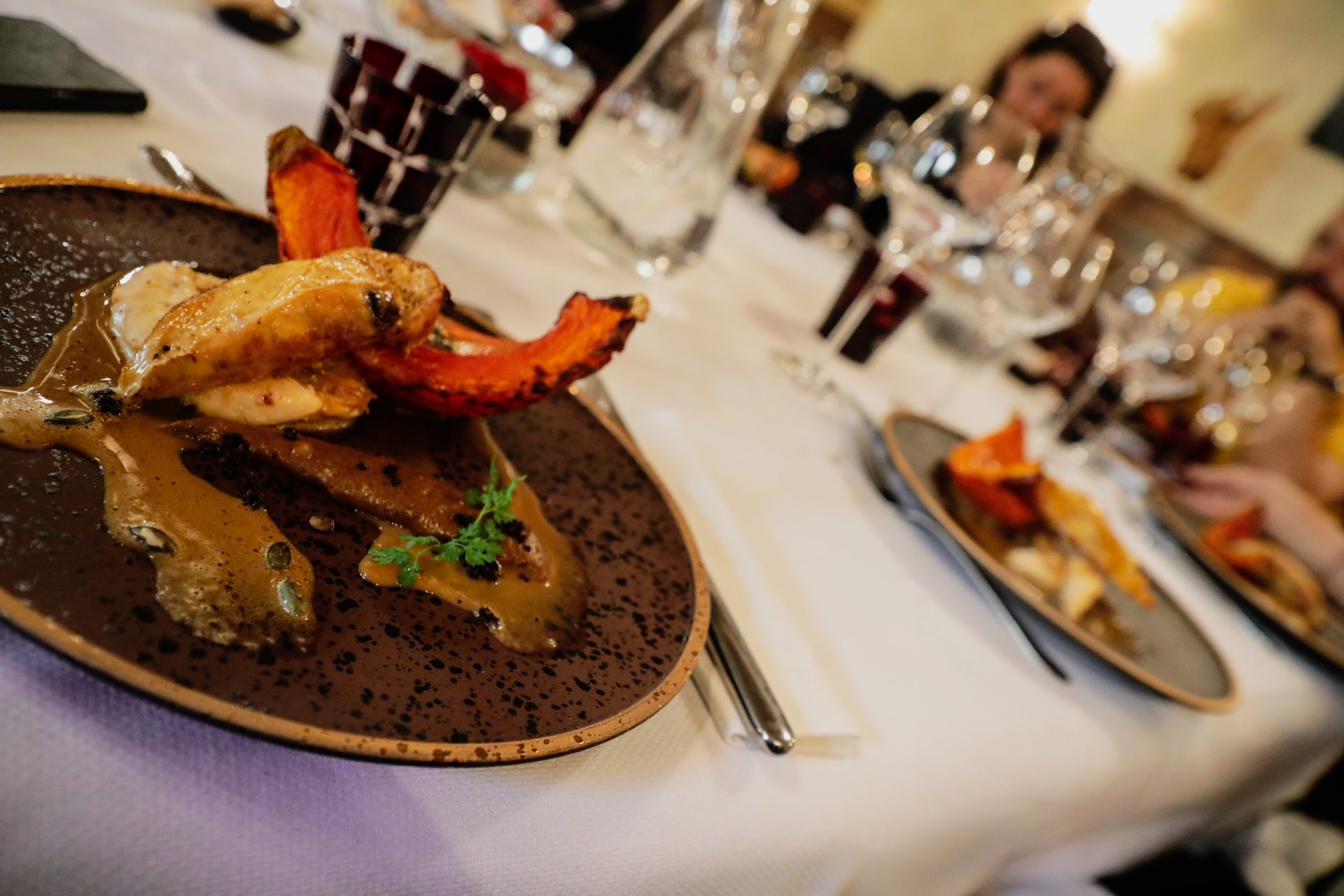 Repas au restaurant le Compostelle de Tusson
