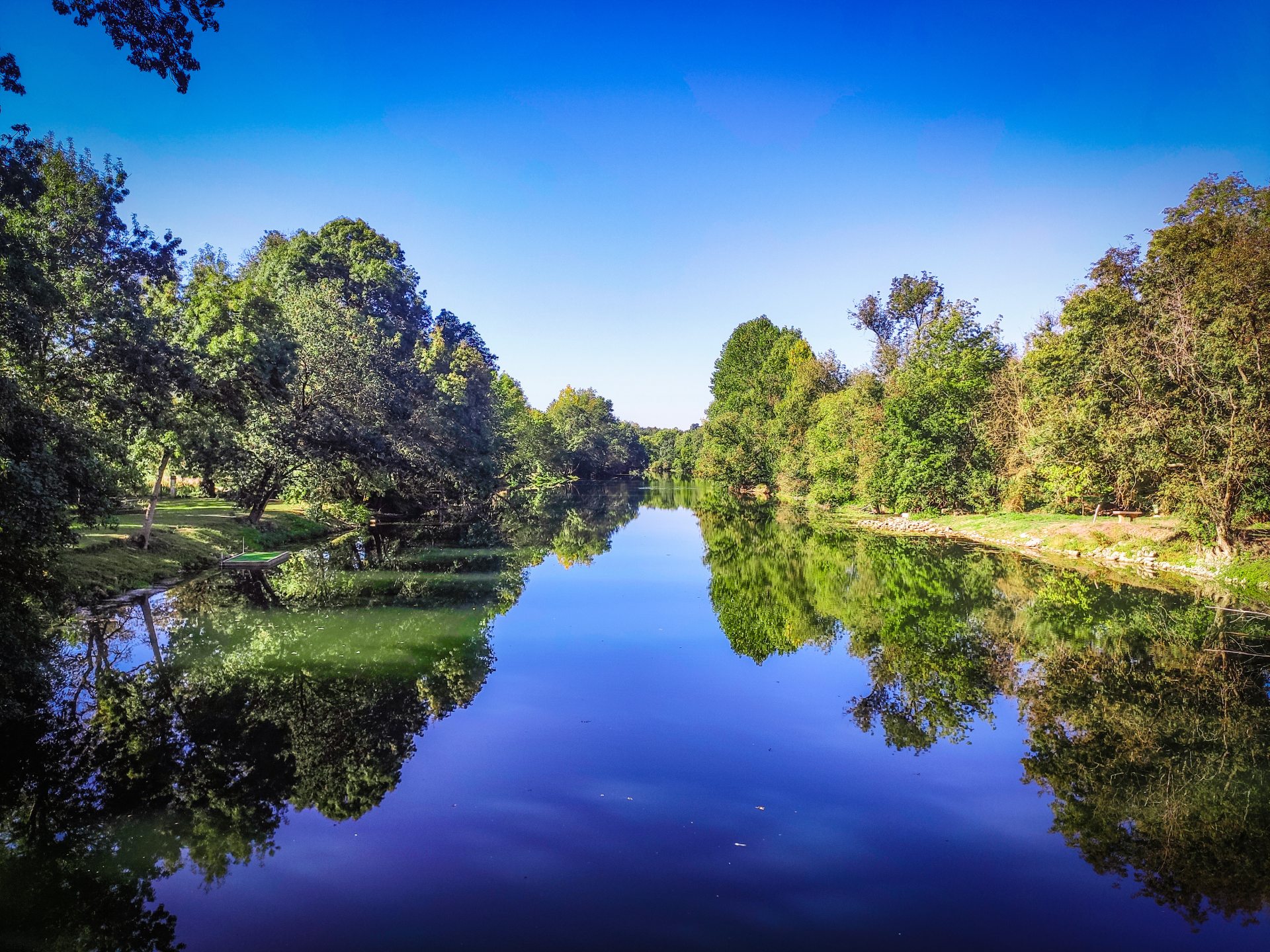 vue sur la Charente à St Goux