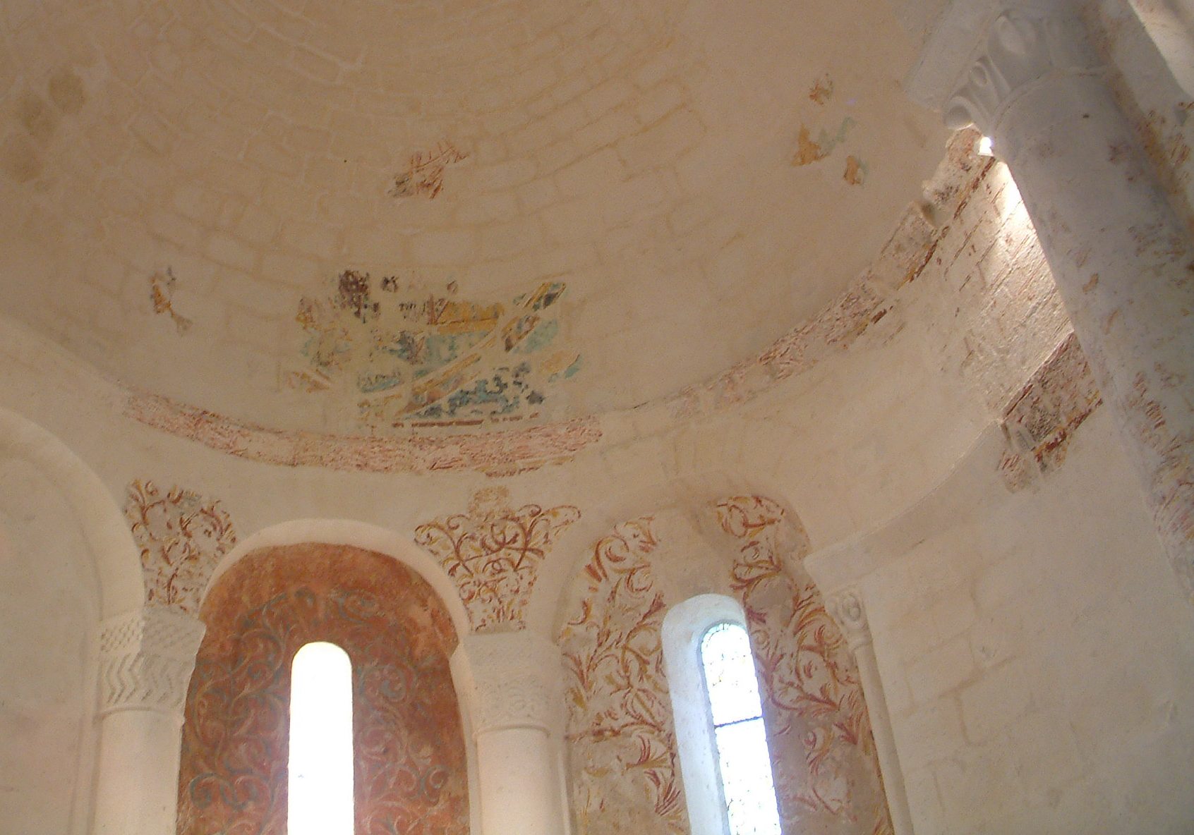 Peintures intérieures de l'église d'Empuré