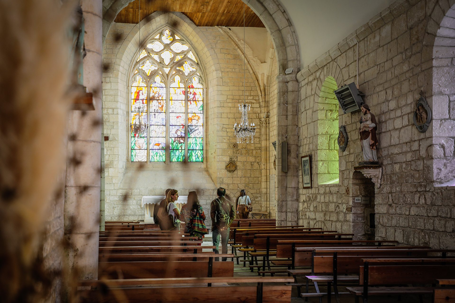 Intérieur de l'église de Vouharte