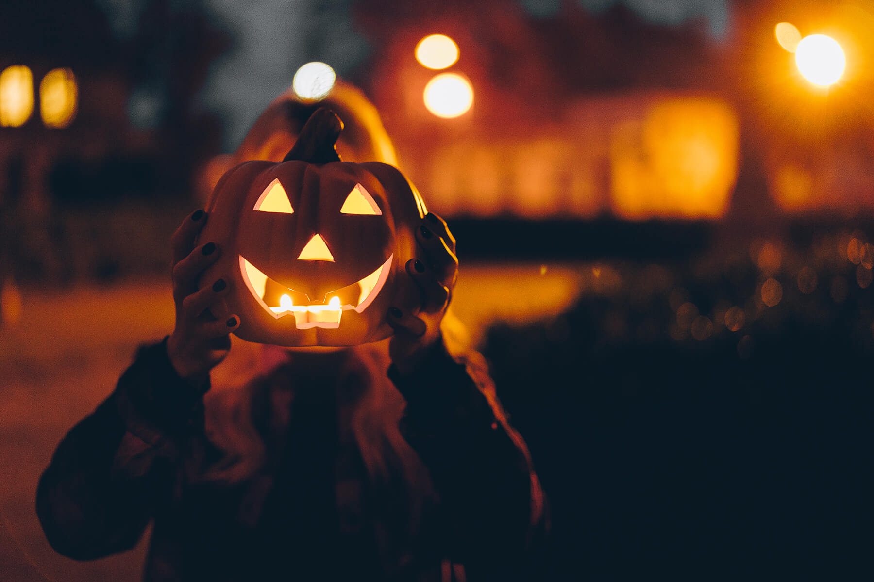 citrouille sculptée pour Halloween
