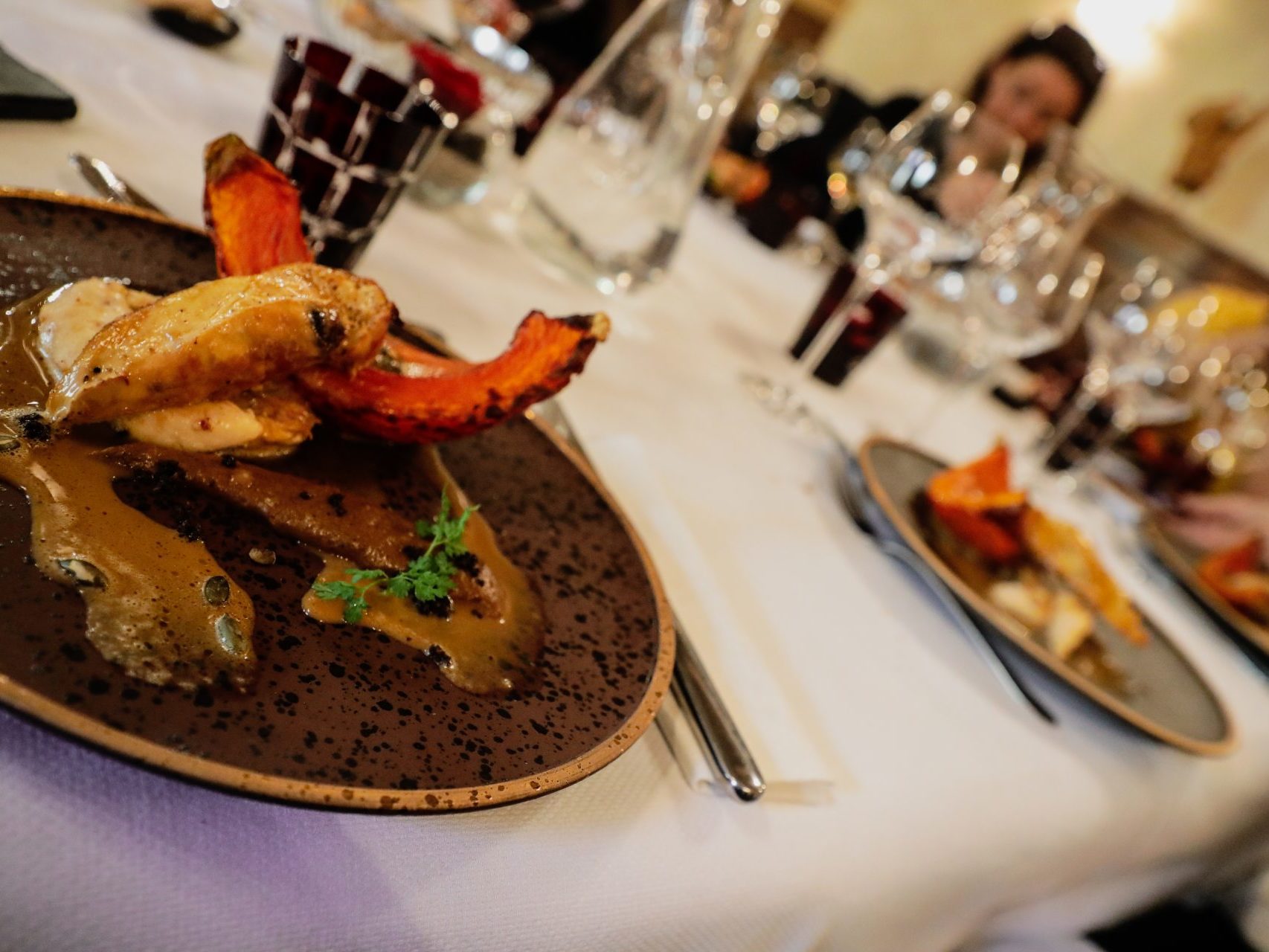 Repas au restaurant le Compostelle de Tusson