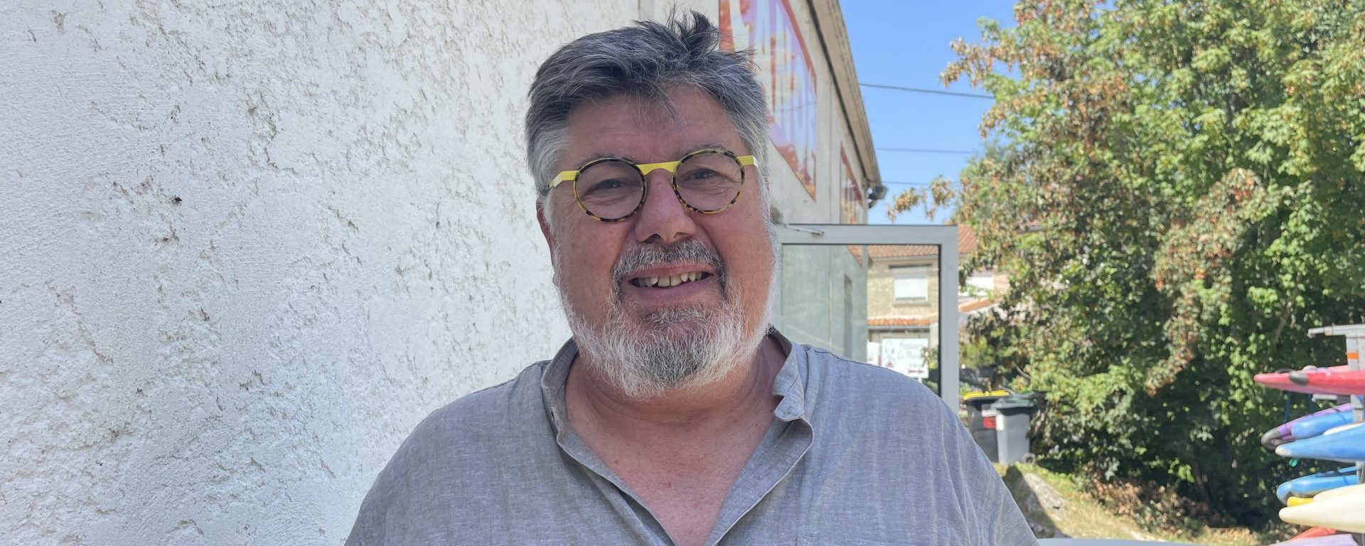 M. Louineau président du club canoe de Mansle