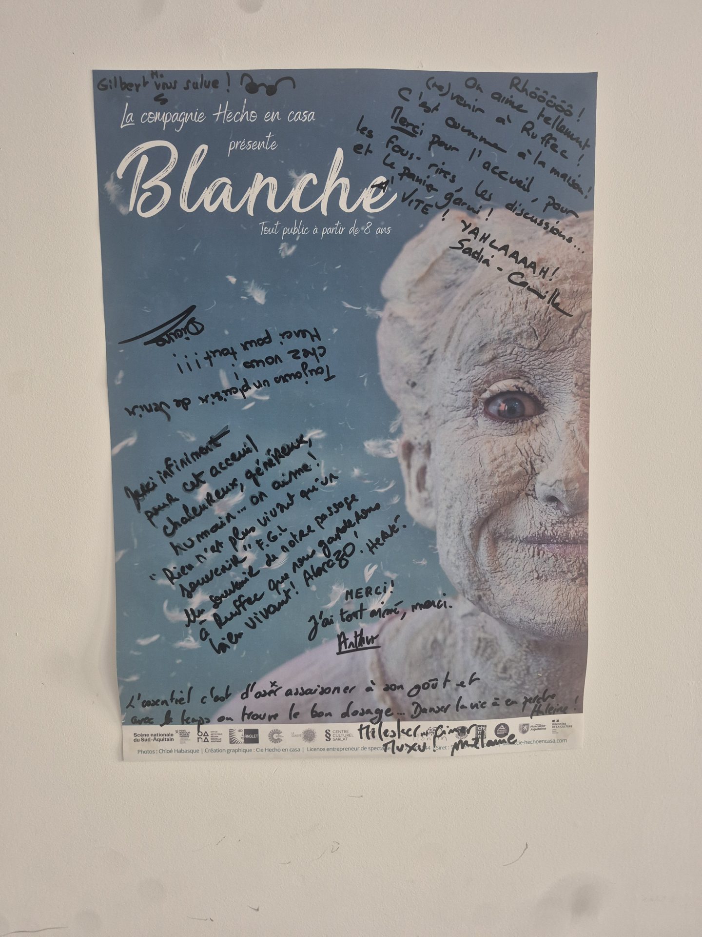 affiche signée de la Canopée à Ruffec